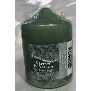 Candle Lite Candle Aromatherapy Stress Relieving Scent 4in x 2.5in NEW